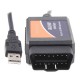اسکنر OBD/OBDII - مبدل ELM 327 ای سی یو - رابط USB