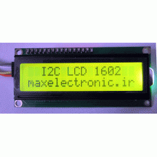 ماژول نمایشگر  1602 - بک لایت سبز با رابط IIC/I2C/TWI